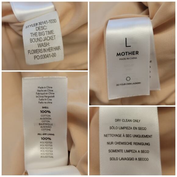 MOTHER Jeans The Big Time Bound Floral Retro Jacket - Picture 11 of 16